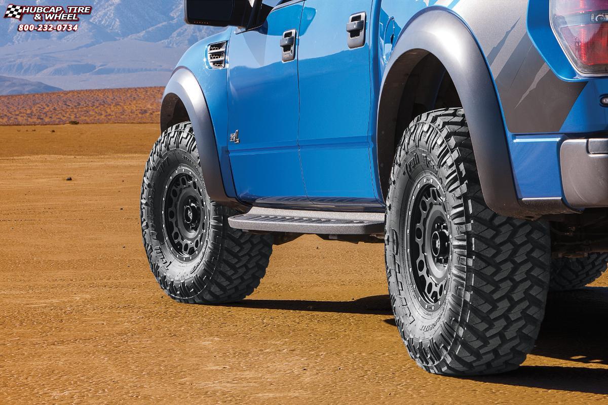 vehicle gallery/ford f 150 raptor xd series xd129 x  Satin Black wheels and rims
